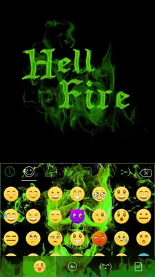 Hell Fire Kika Keyboard Theme android App screenshot 4