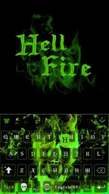 Hell Fire Kika Keyboard Theme android App screenshot 5